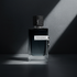 Yves Saint Laurent Y perfume bottle with charcoal grey background anYves Saint Laurent Y Eau de Parfumd silver light beam