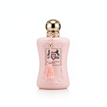 Parfums de Marly Delina perfume bottle on white backgroundParfums de Marly Delina Eau de Parfum