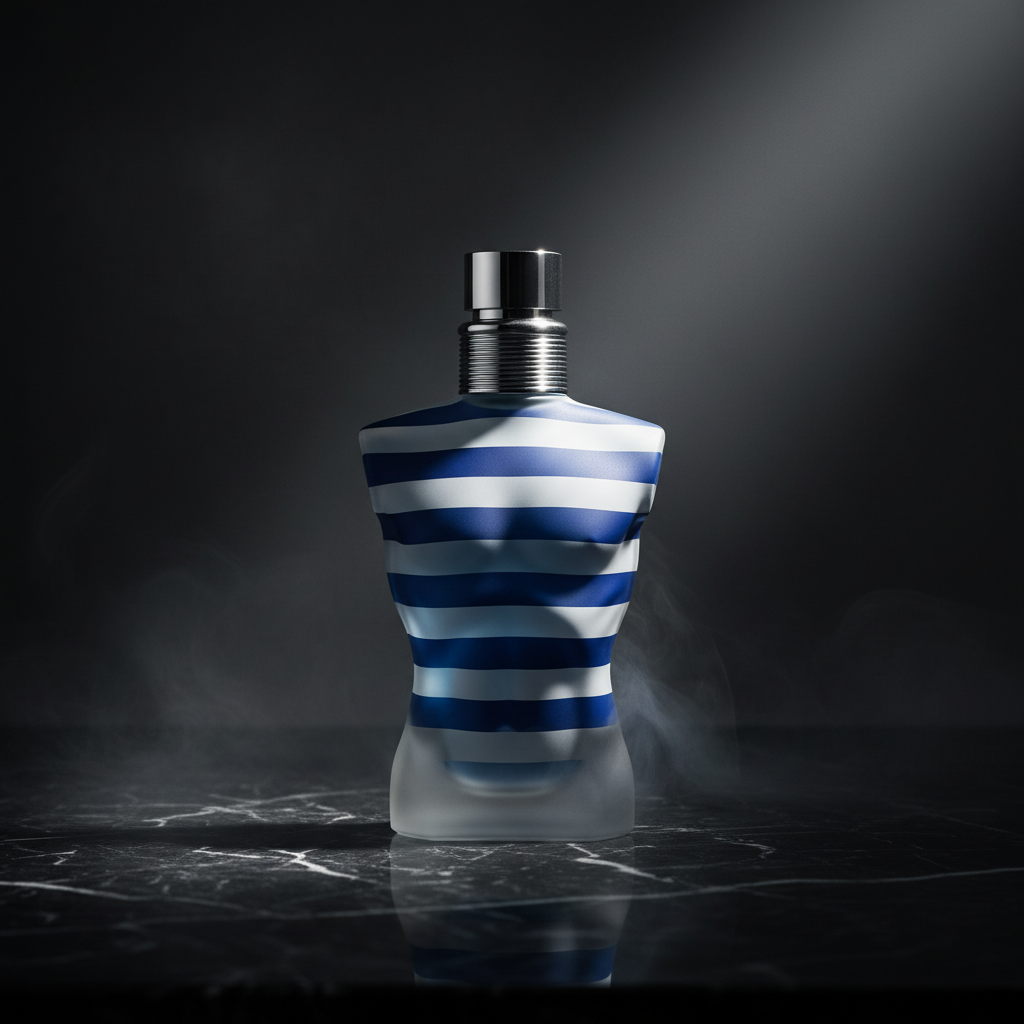Jean Paul Gaultier Le Male Eau de Toilette luxury editorial product photo